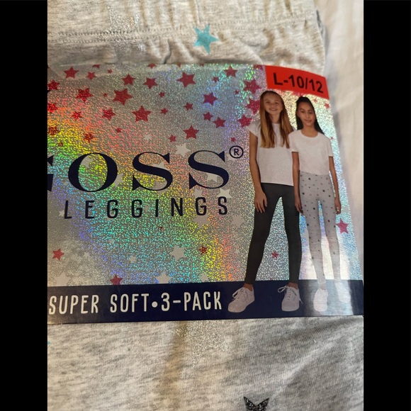 Vigoss Girls 3 Pack Comfy Leggings NWT - Picture 5 of 7